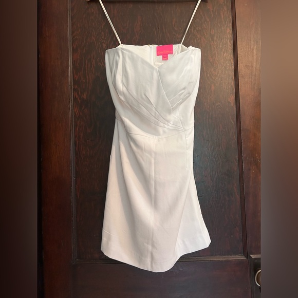 Lily Pulitzer white romper with belt - Picture 1 of 4